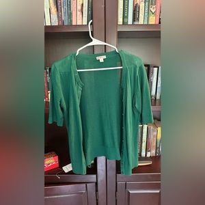 Green Cardigan